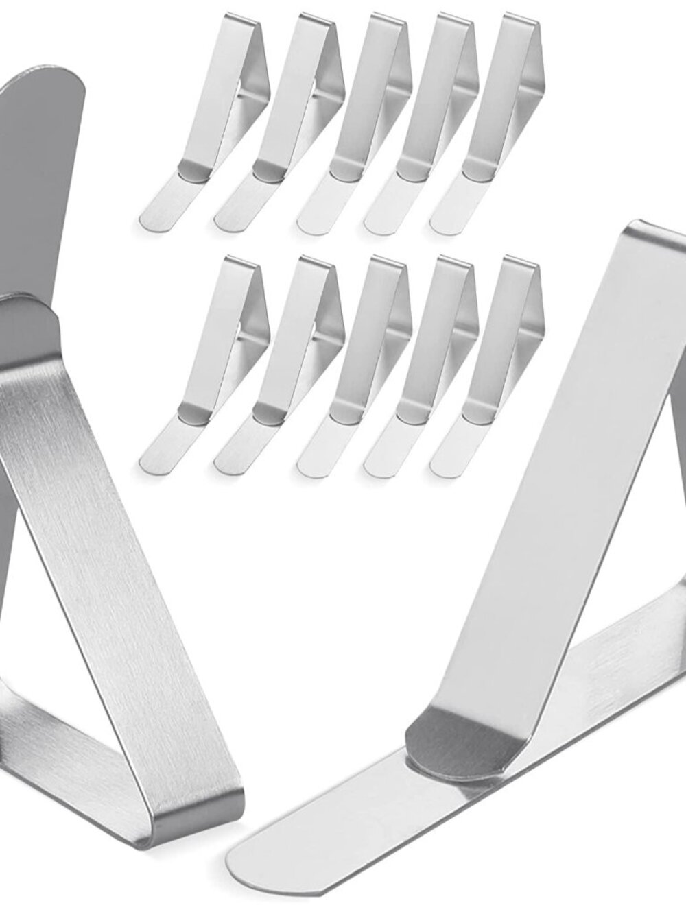 Tablecloth Clips [ Based Brand] - 12 Pack Stainless Steel